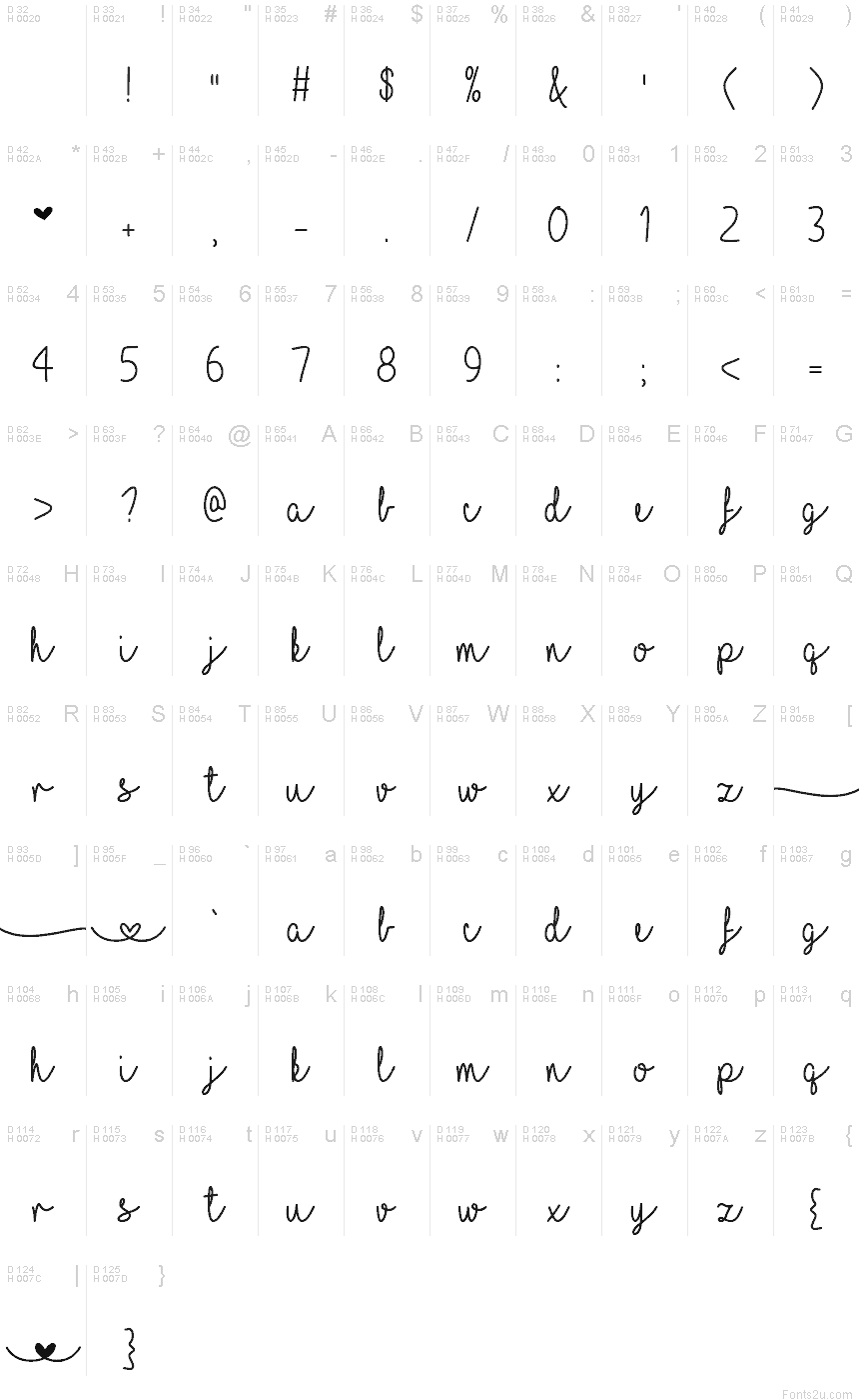 handwritten font for mac